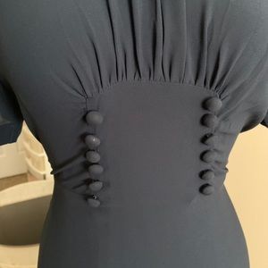 Vintage blue navy dress